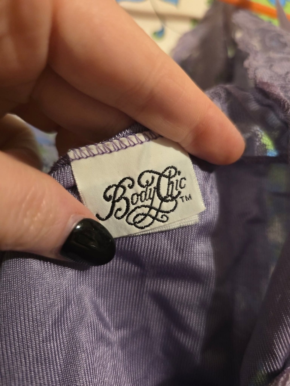 Vintage | Light Purple Lingerie Tank - Picture 4 of 5